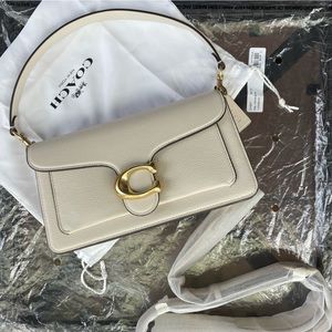 Coach Tabby 26 Chalk/Brass Shoulder Bag